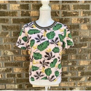 3.1 phillip lim Palm Leaf Boxy Oversized Shirt Size Womens Small Hawaiian Floral